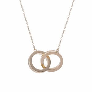 Tiffany Interlocking Necklace Yellow Gold